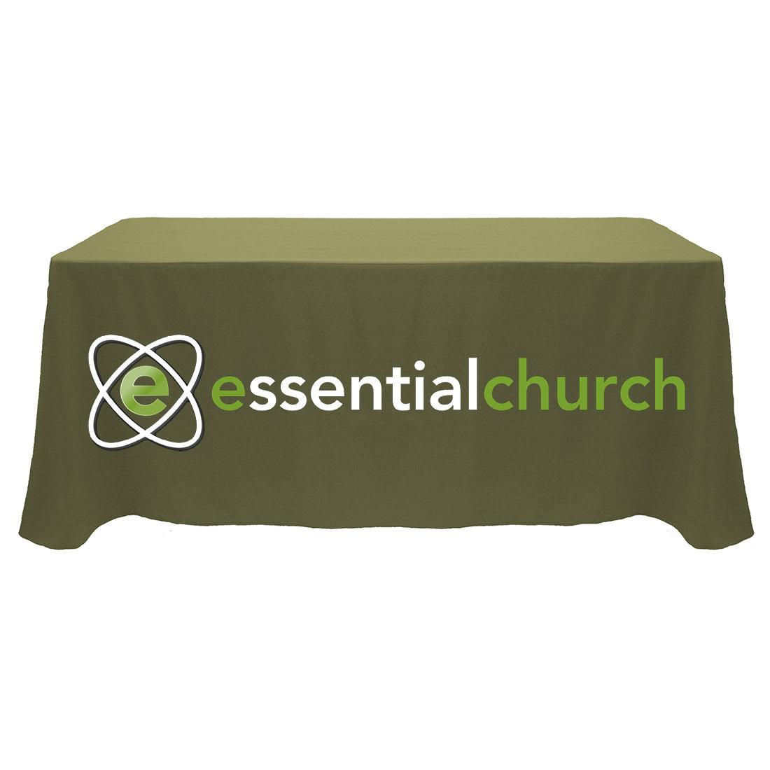 5 Custom Printed Table Throw - Front Panel Print