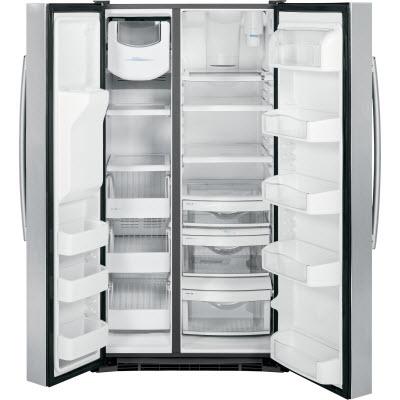 GE Profile 36-inch, 28.4 cu. ft. Side-by-Side Refrigerator with Ice and Water PSS28KSHSS