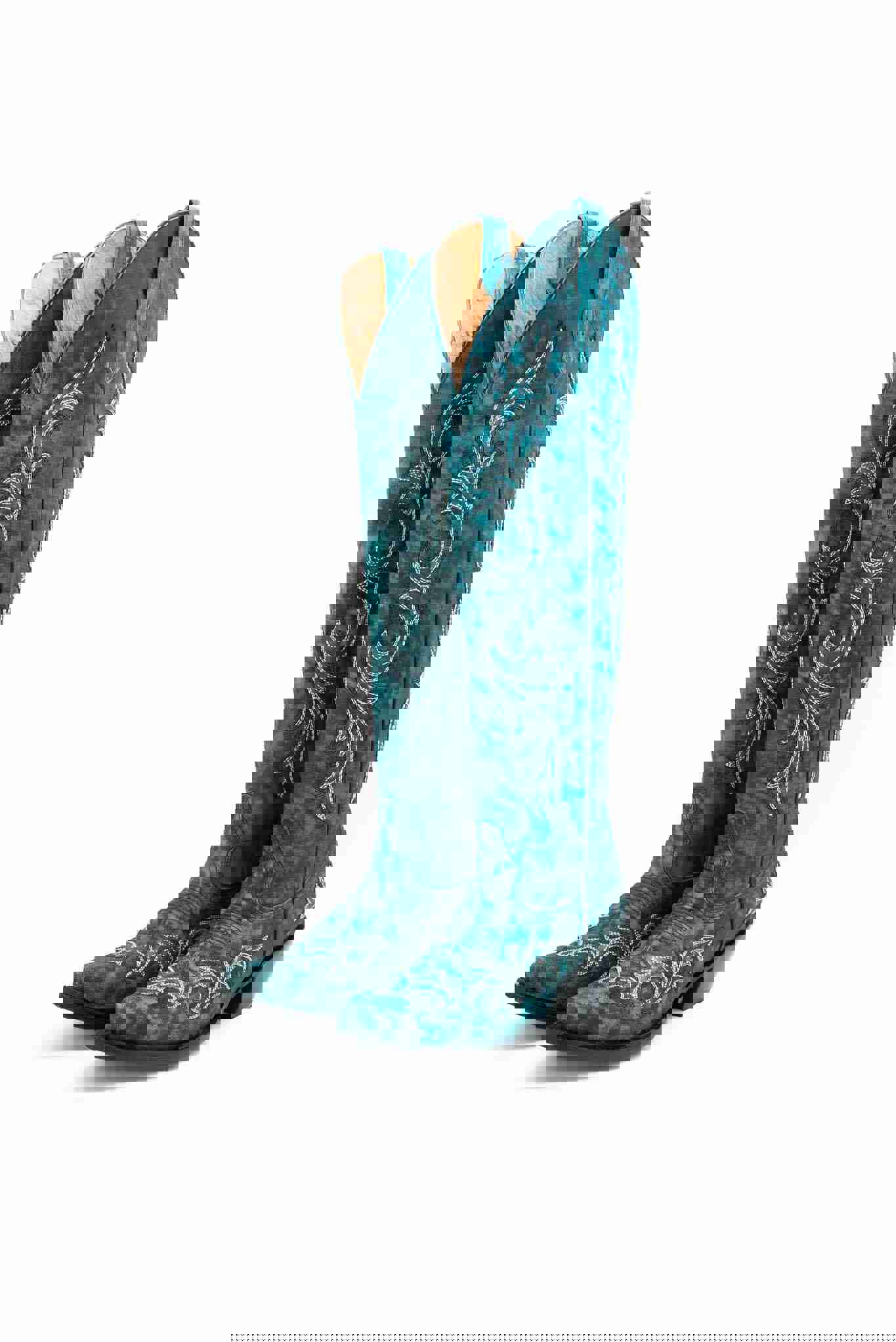 Jenny Tall Cowgirl Boot - Genuine Leather Western Boots