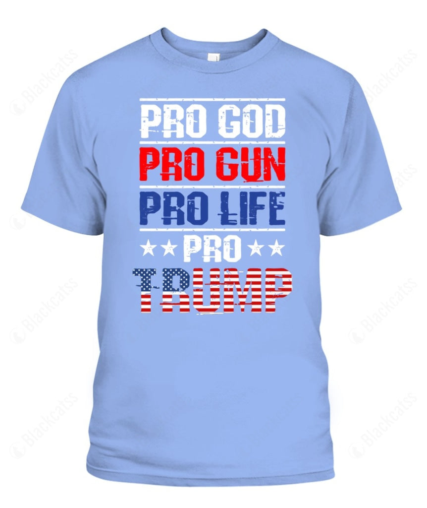 Pro God Gun Life Trump Graphic Apparel