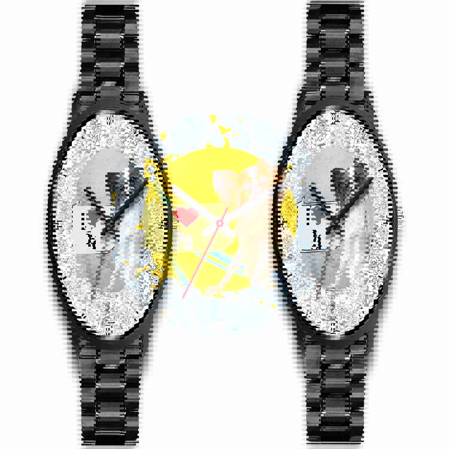 Papillon Dog Pennsylvania Christmas Special Wrist Watch