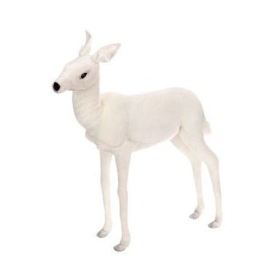 Hansa Creations 29 Baby White Reindeer Stuffed Animal Toy, 5925