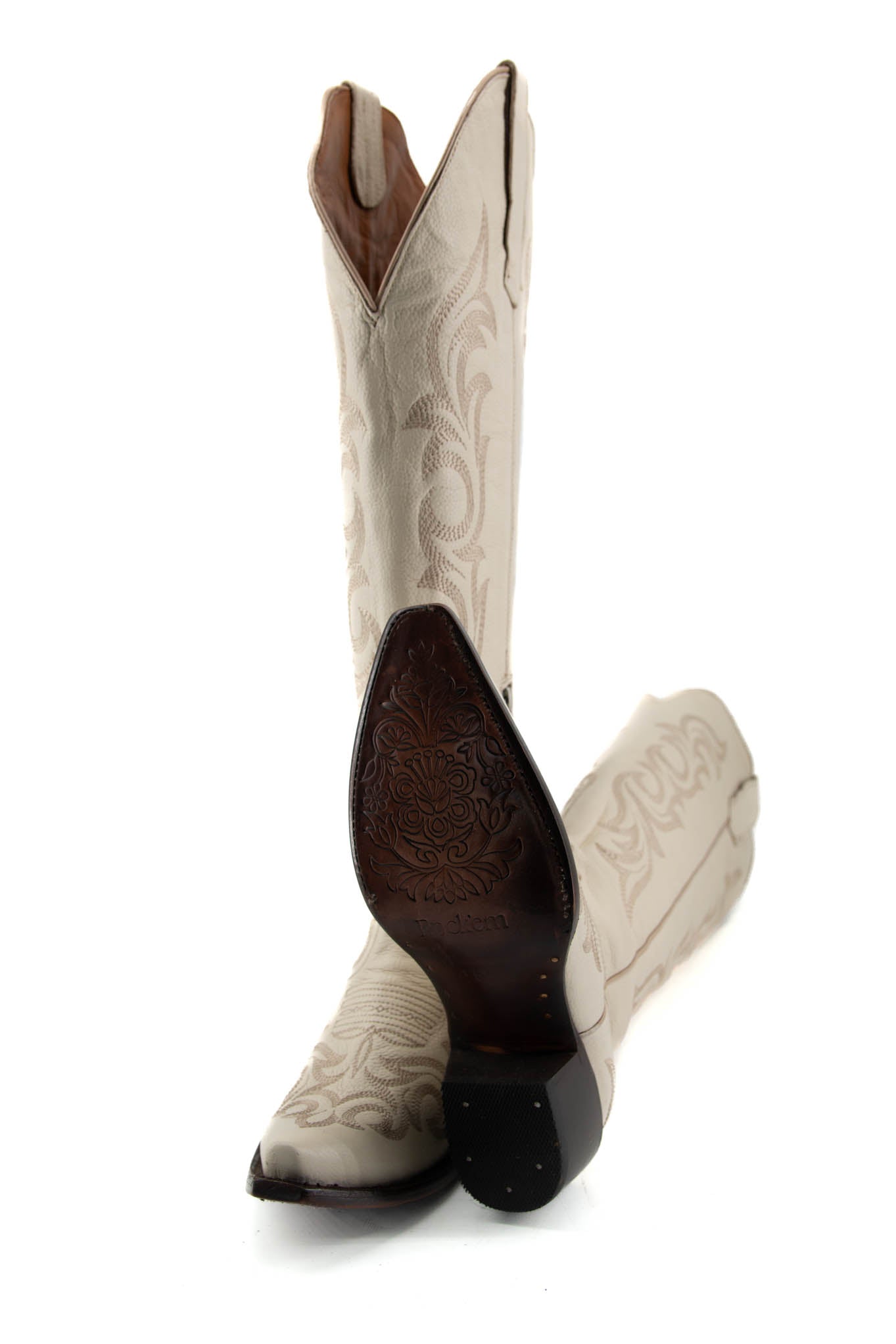 Jenny Tall Cowgirl Boot - Genuine Leather Western Boots