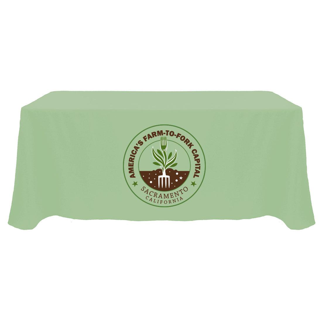 5 Custom Printed Table Throw - Front Panel Print