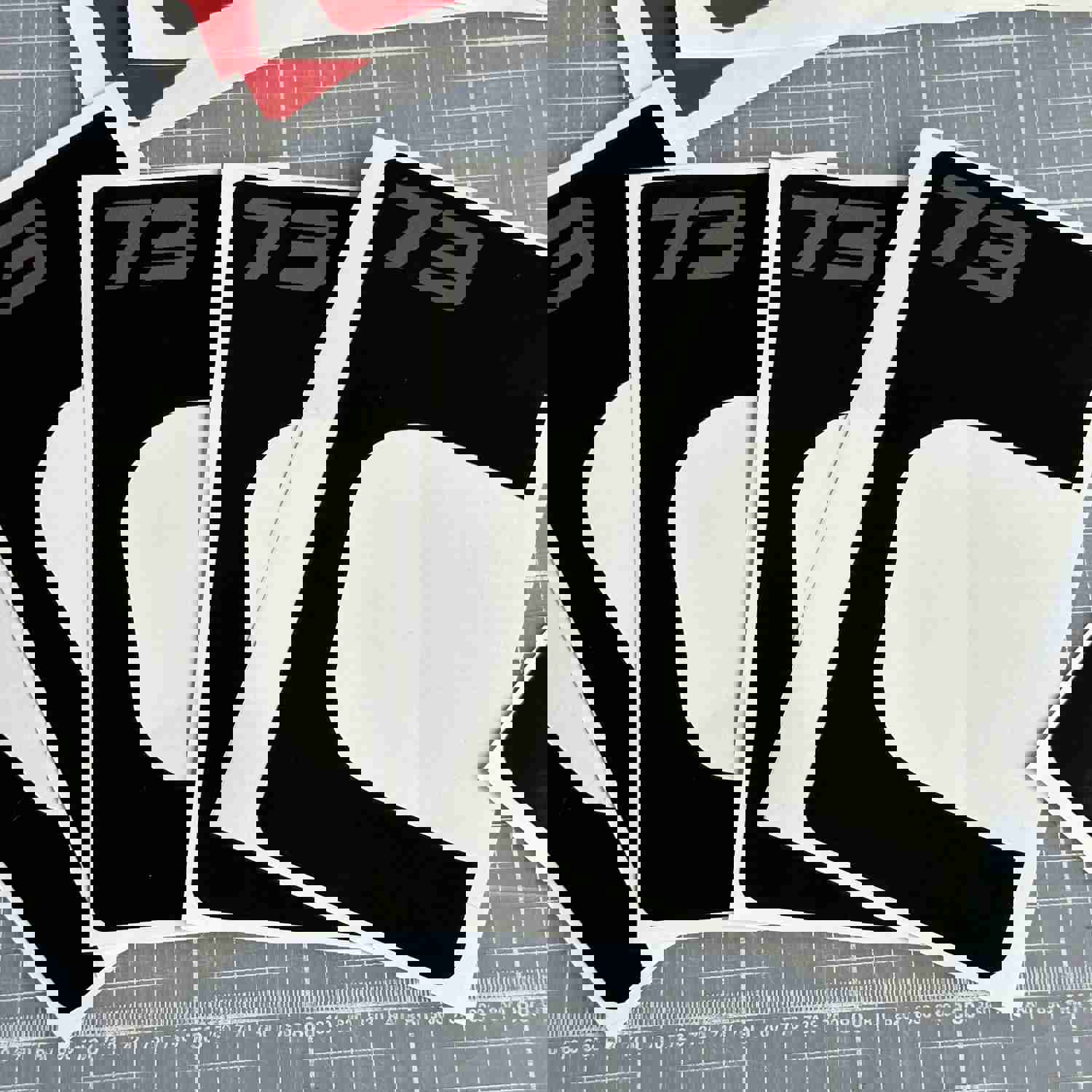 Front Headlight Plate Replica Decal for Super73 Rx / Adventure Series