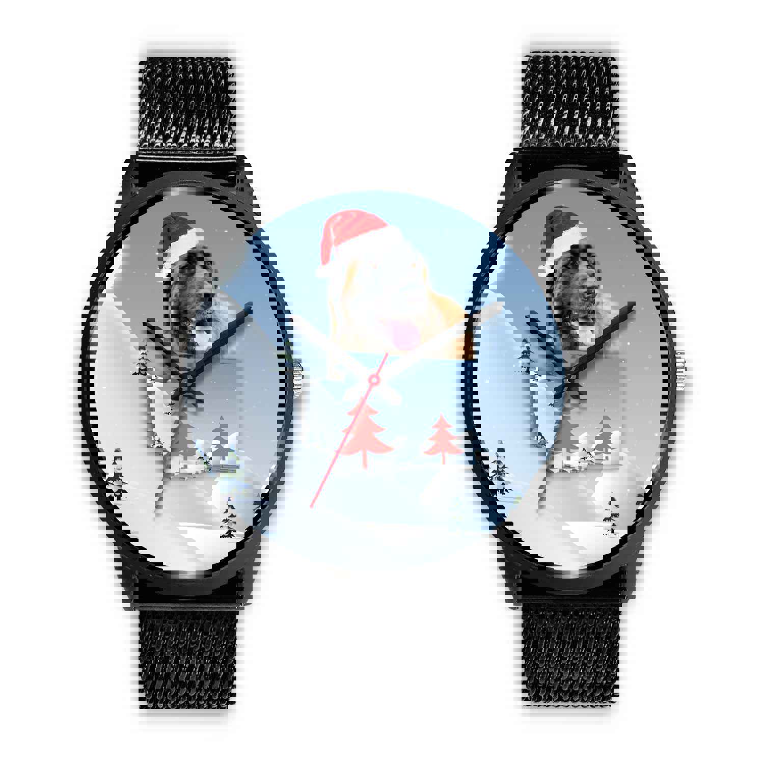 Leonberger Dog Washington Christmas Special Wrist Watch