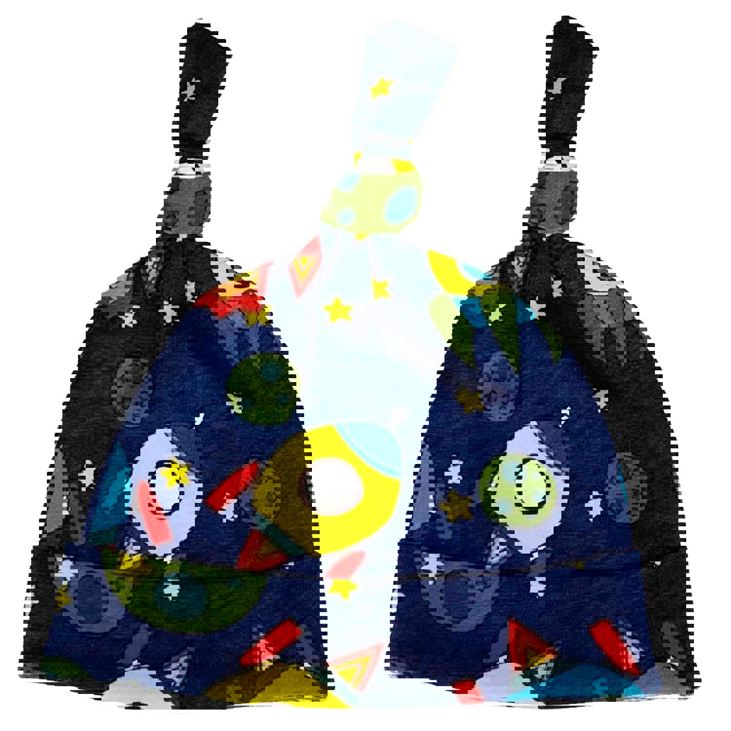 AnnLoren Baby Boys Layette Space Ship Onesie Pants Cap 3pc Gift Set