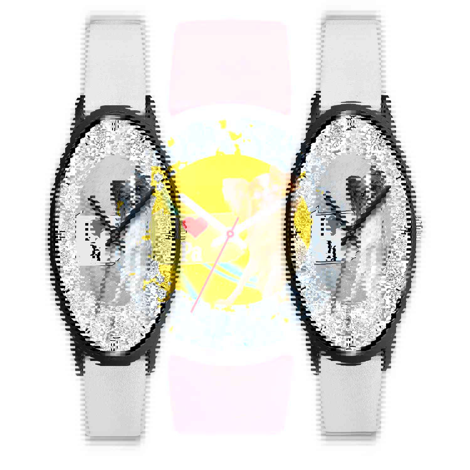 Papillon Dog Pennsylvania Christmas Special Wrist Watch