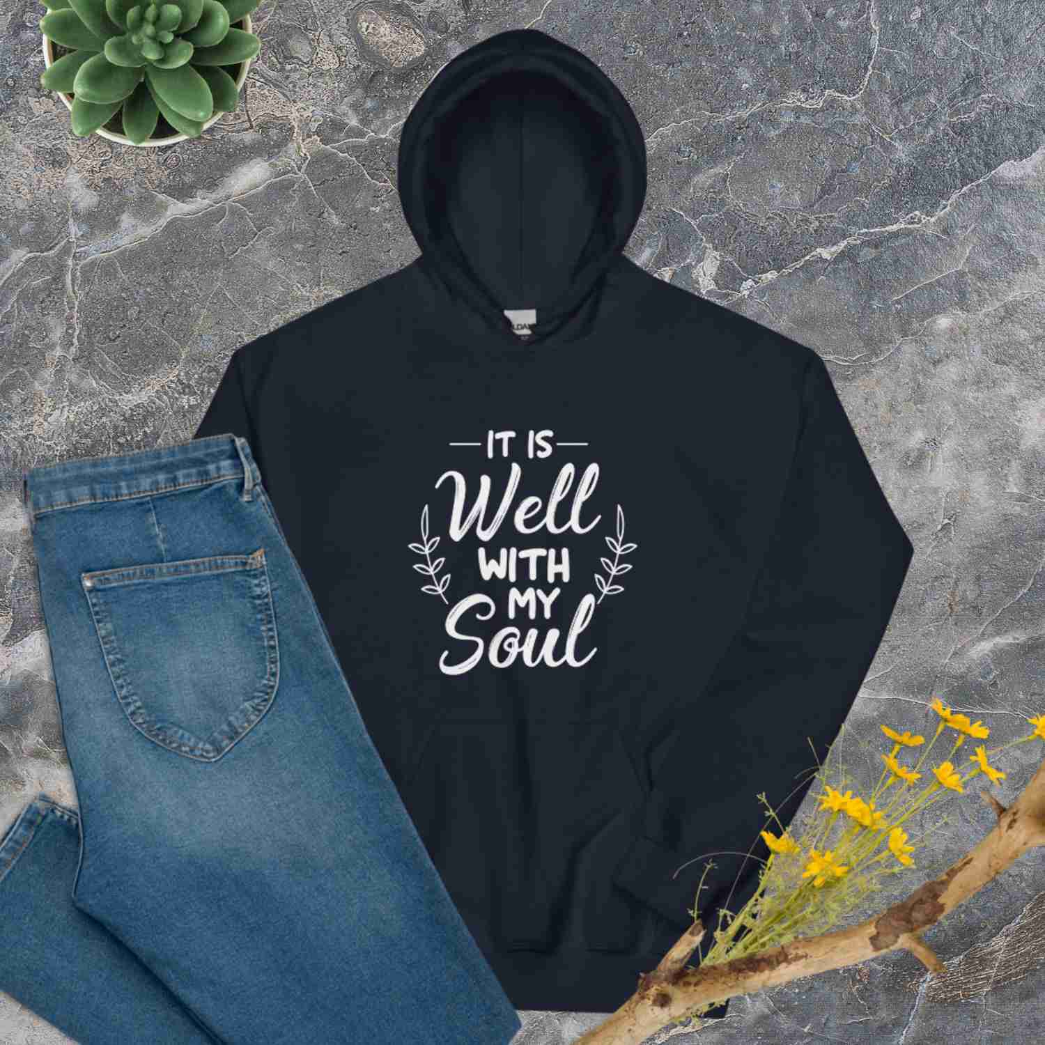 F&H Christian It Is Well With My Soul Women's Hoodie - Soft & Stylish