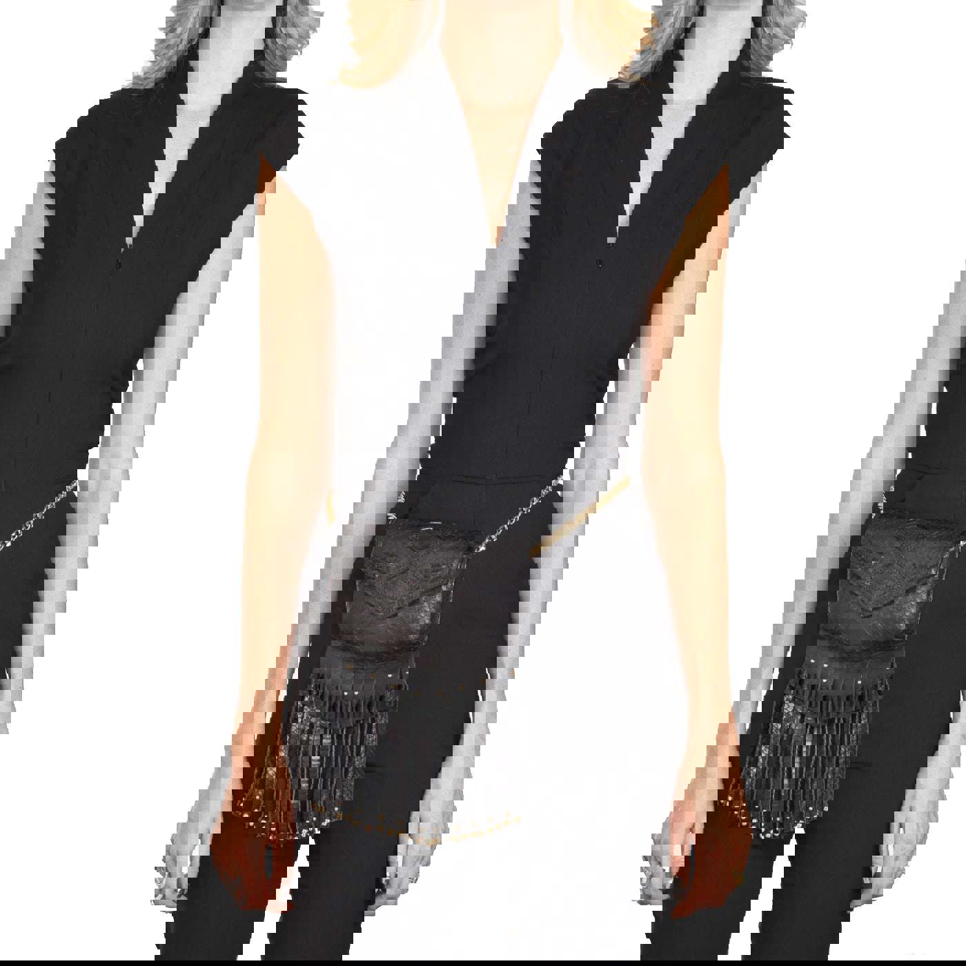 Power Belt Bag Black - Multi-Wear Fashionable Bag for Women