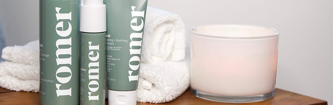 Romer Skincare Complete Regimen with Free Black Card Wallet