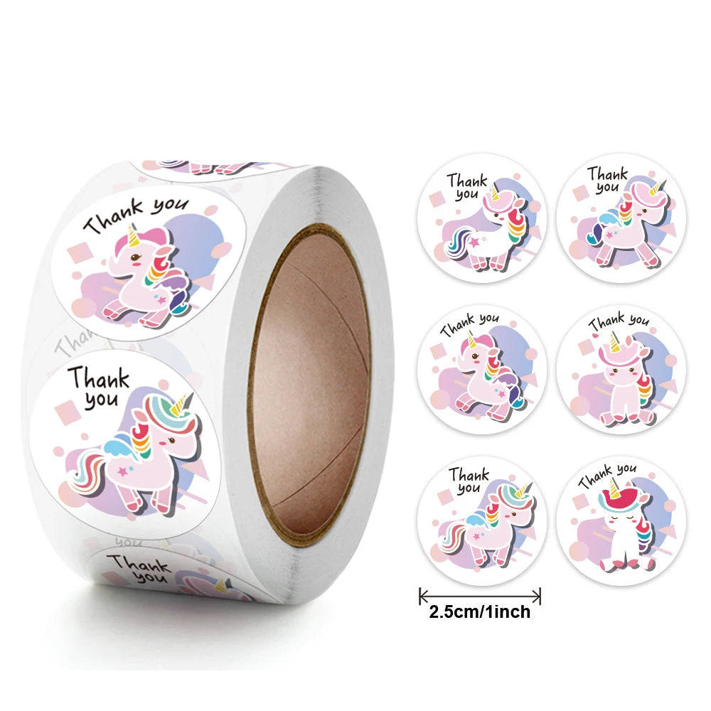 CIFEEO Unicorn Sticker Set for Parties, Gifts, and School Supplies (100-500pcs)