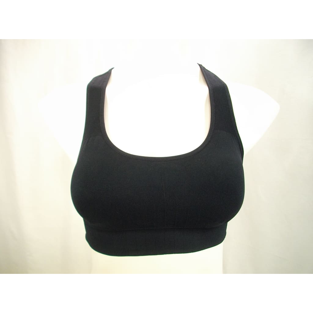 Champion N9169 Wire Free Racerback Sports Bra - XS Black