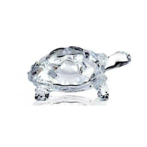 Lightahead Chinese Feng Shui Tortoise Turtle Glass Statue - Lucky Gift for Good Health