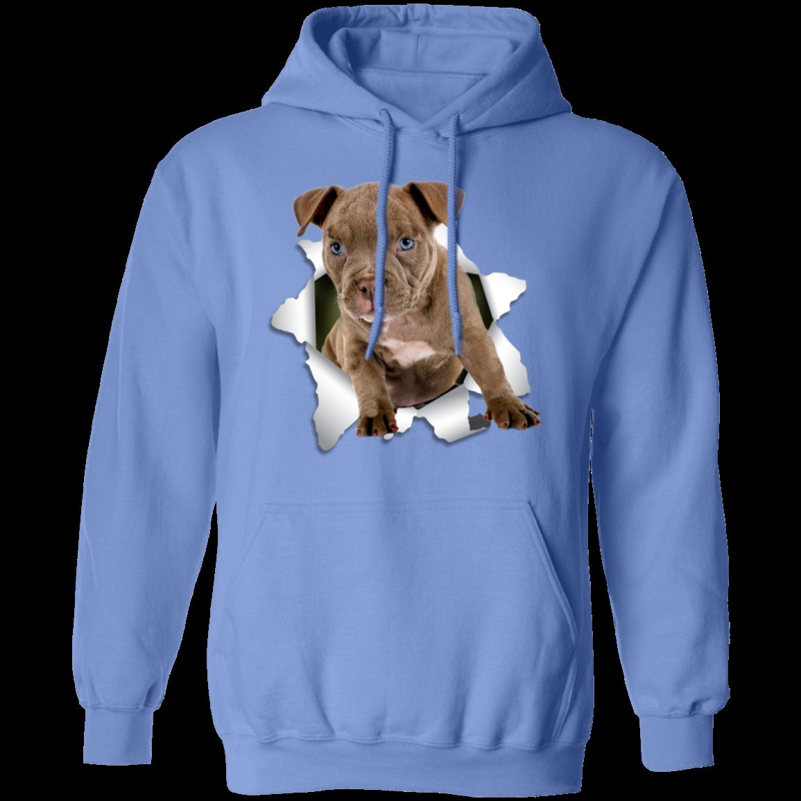 PITBULL 3D Pullover Hoodie - 8 oz Unisex Hoodie with Digital Print