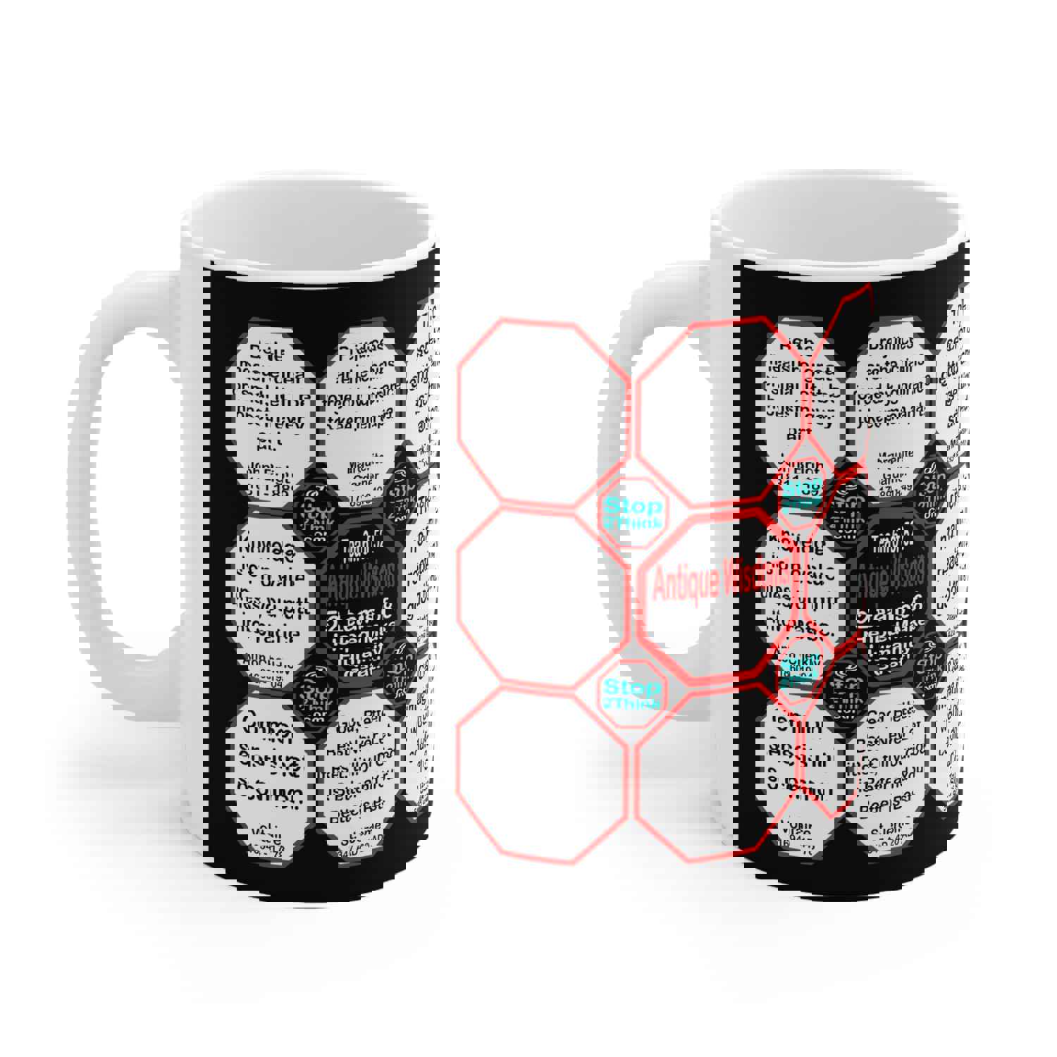 Team 6 of 52 Teams That Make Humanity Great! Wisdom Ceramic Mug (11oz)