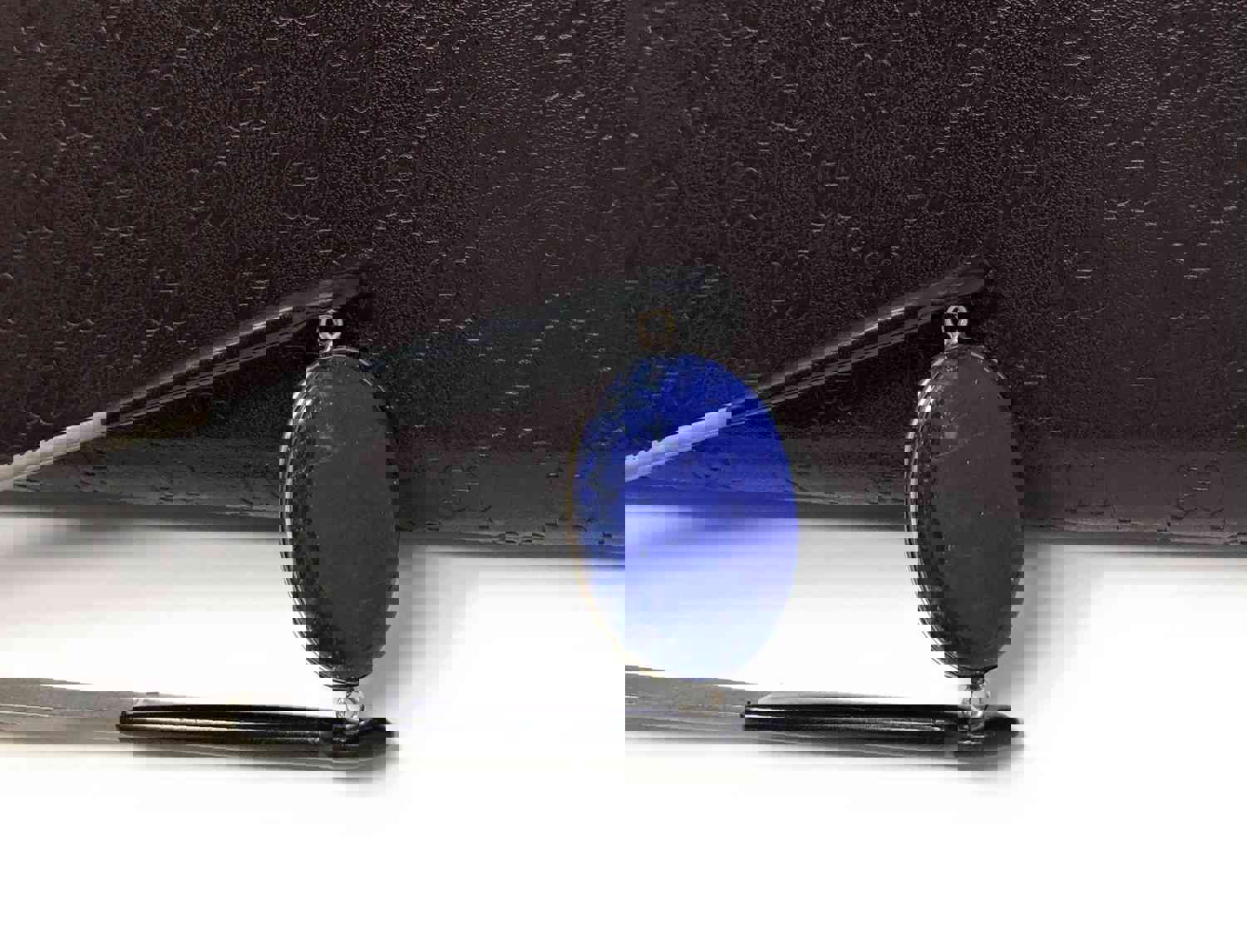 Sterling Silver Lapis Lazuli Gemstone Connector for DIY Jewelry Making