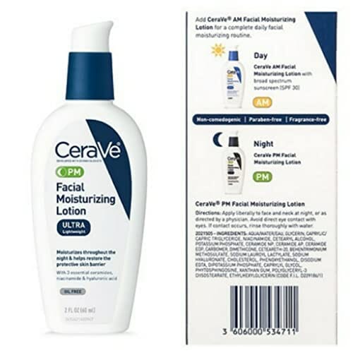 CeraVe Daily Skincare Facial Bundle - Foaming Cleanser, AM & PM Moisturizing Lotions