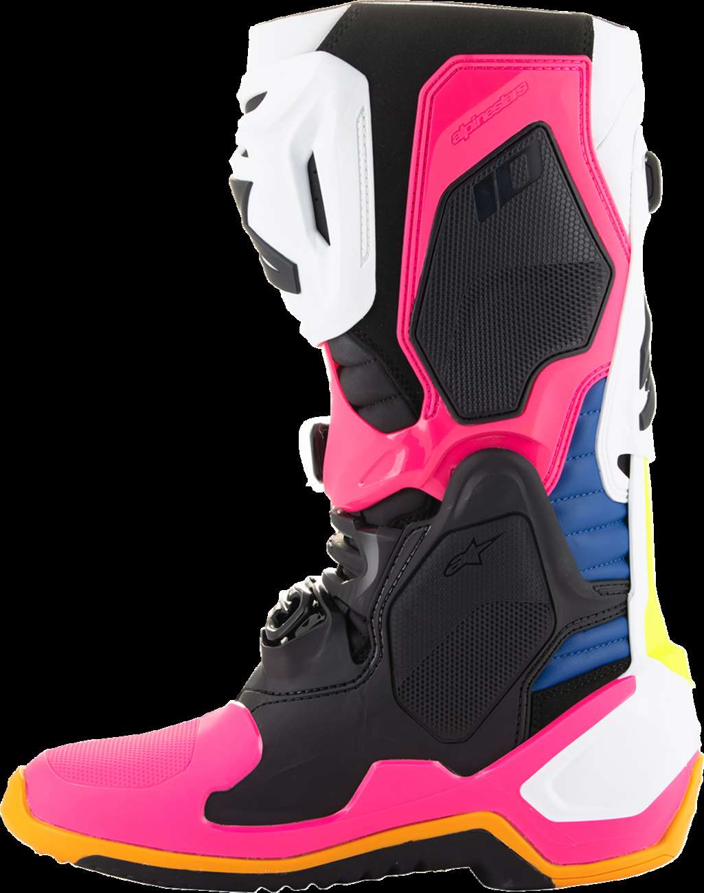 ALPINESTARS Daytona Coast Limited Edition Tech 10 Boots - White/Blue/Pink - US 8