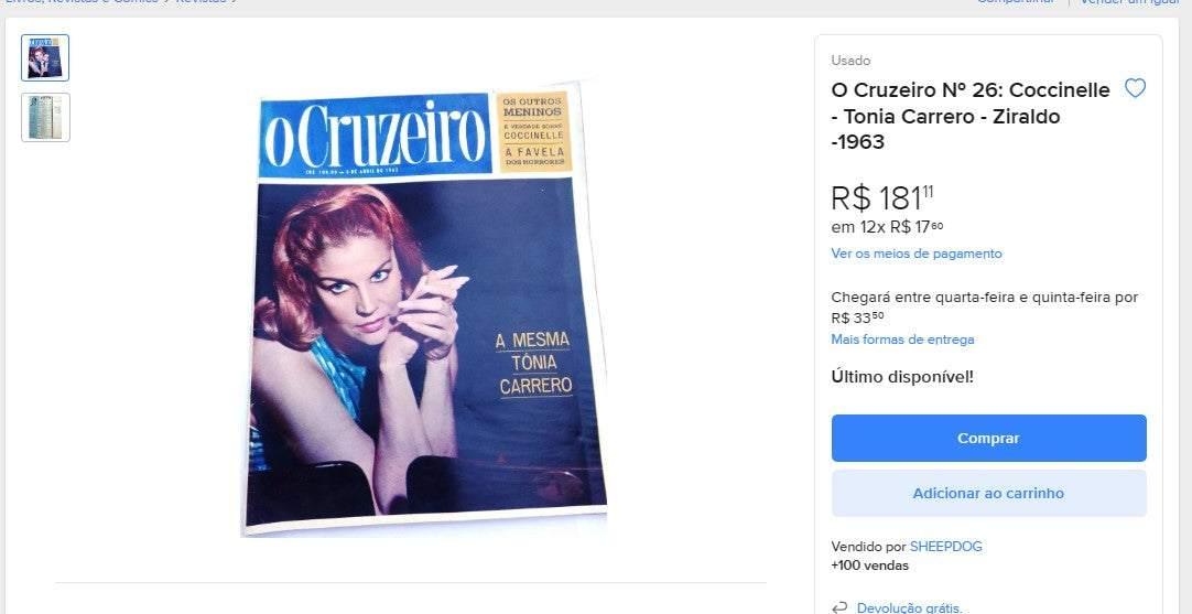 Personal Shopper | Buy from Brazil - O Cruzeiro magazines - 3 items (DDP)