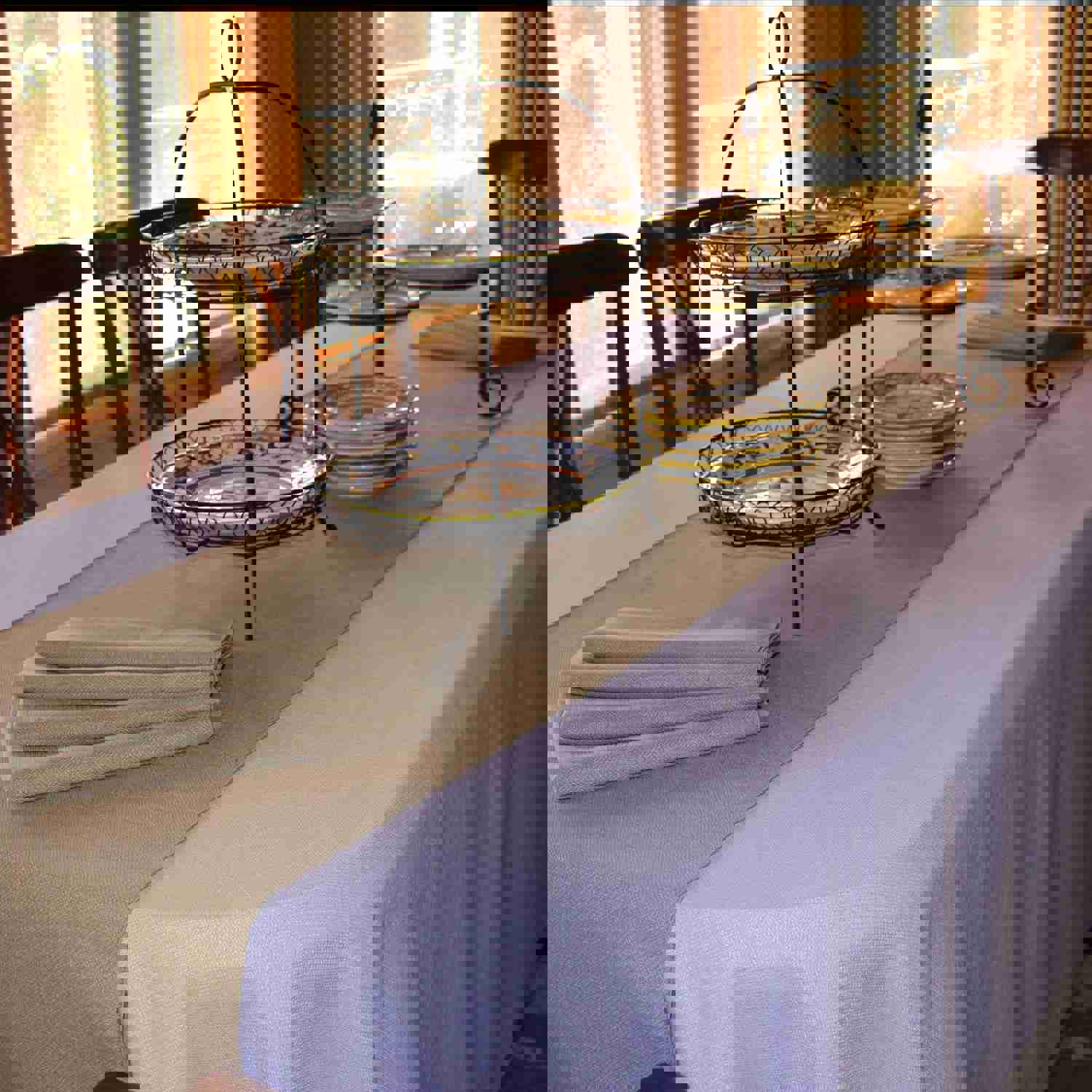 Natural 13 x 120 Havana Table Runner with Square Ends