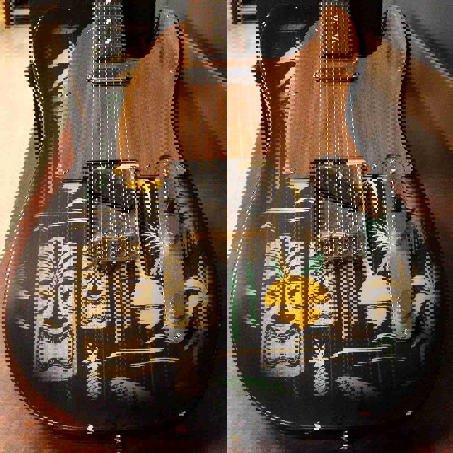 Nash T-63 Custom Tiki Tele Guitar with Light Aging