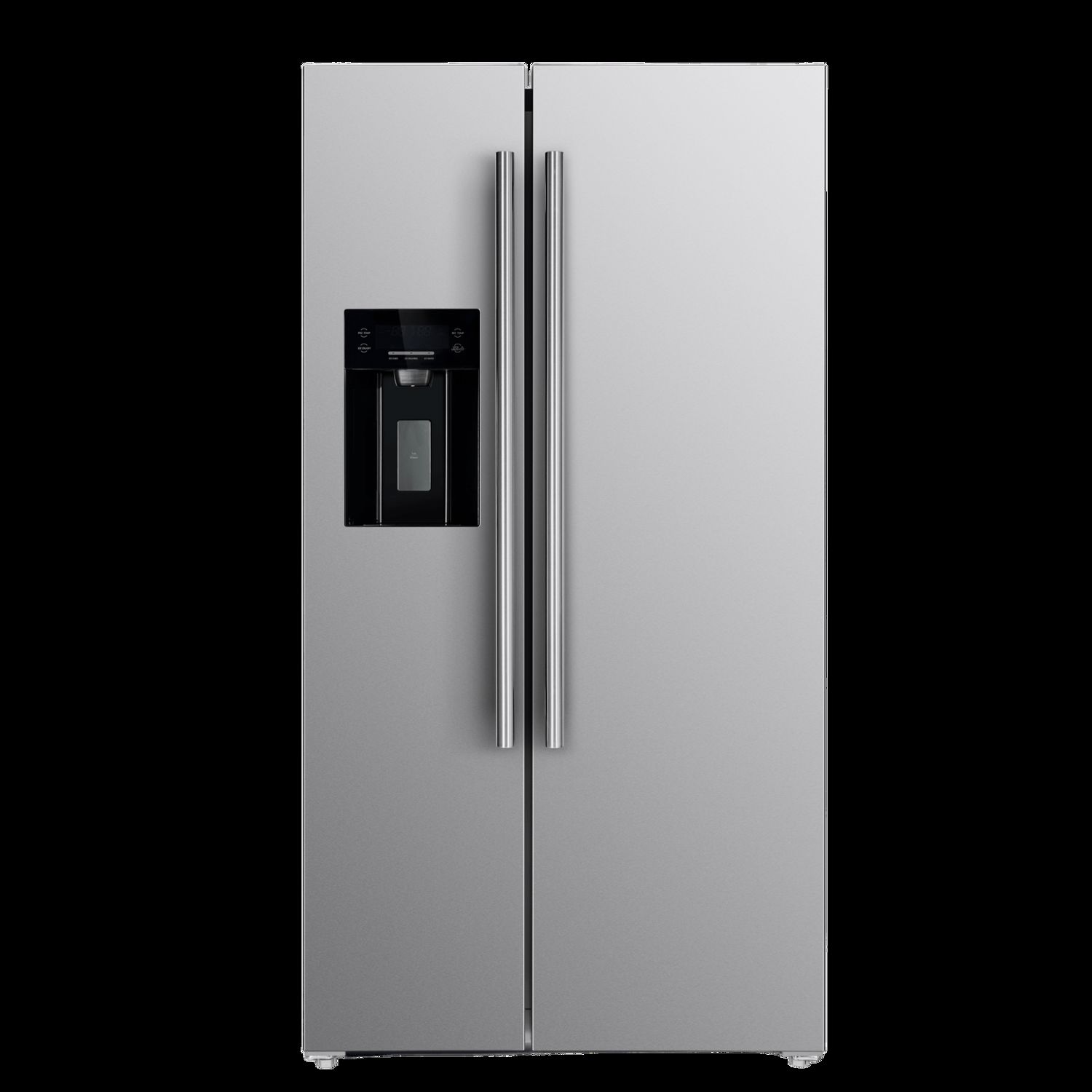 Forno Salerno 36 In. Side by Side 20 Cu.Ft. Stainless Steel Refrigerator with Ice Maker