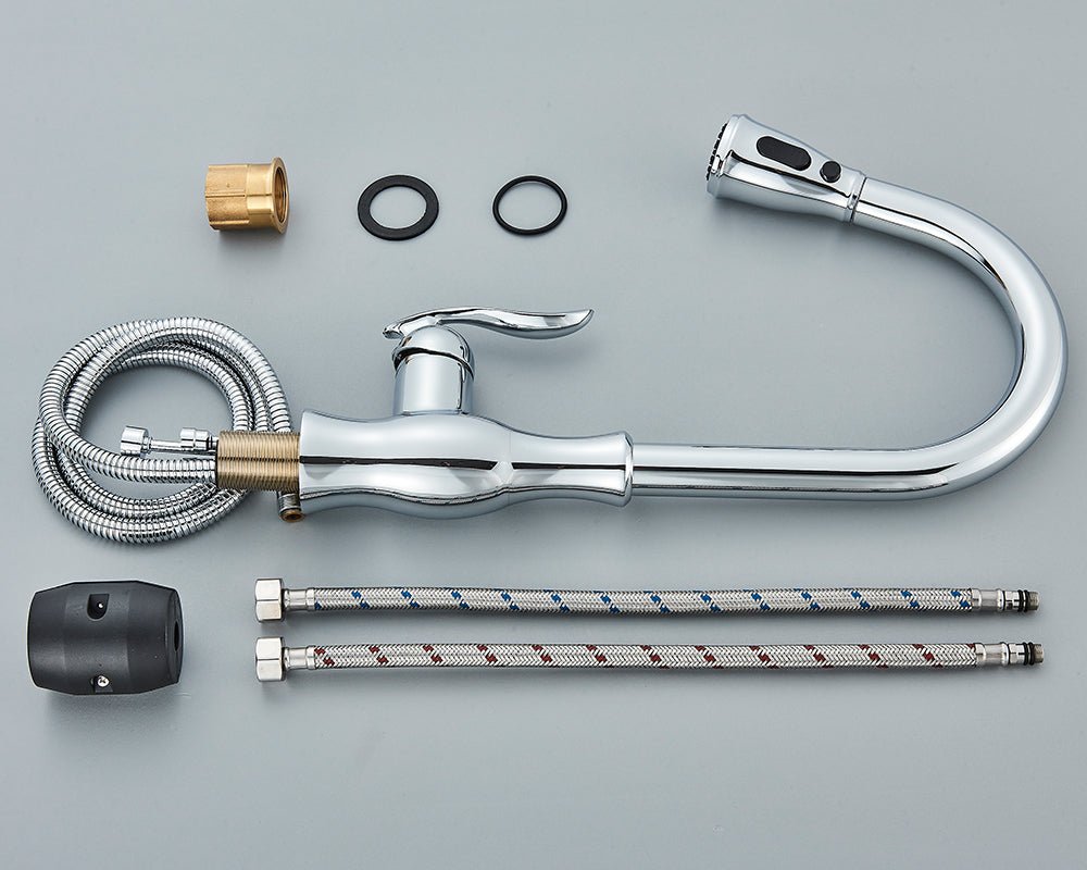 MIRODEMI® Extendable Pull Out Kitchen Sprayer Mixer Tap