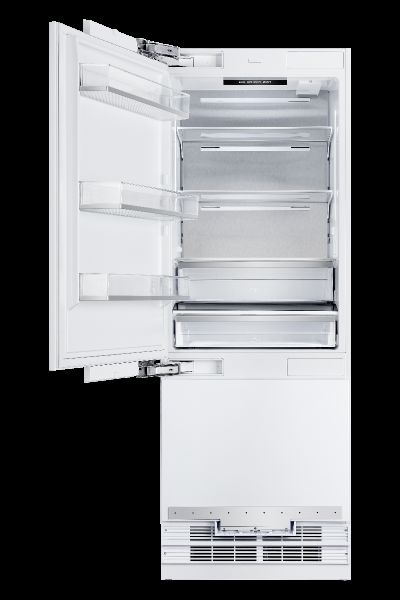 Hallman 30 Built-In Refrigerator with Interior Filtered Water Dispenser and Bottom Freezer