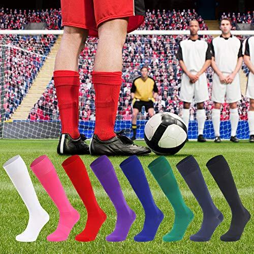 Mifidy Soccer Socks Unisex Team Sports Football Long Tube Knee High Socks