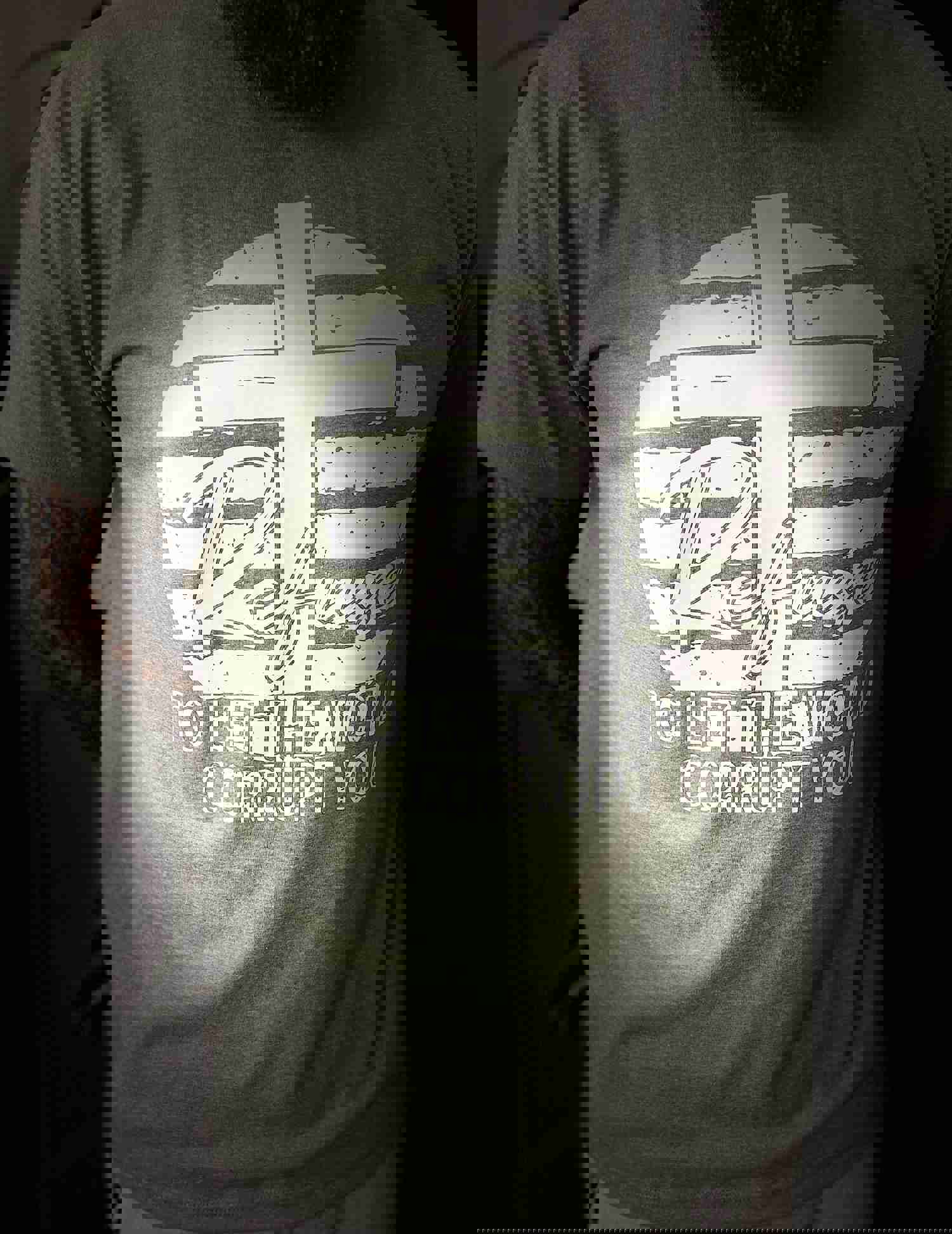 Refuse to Let the World Corrupt You Shirt Hoodie Sweatshirt - Faith Based Clothing