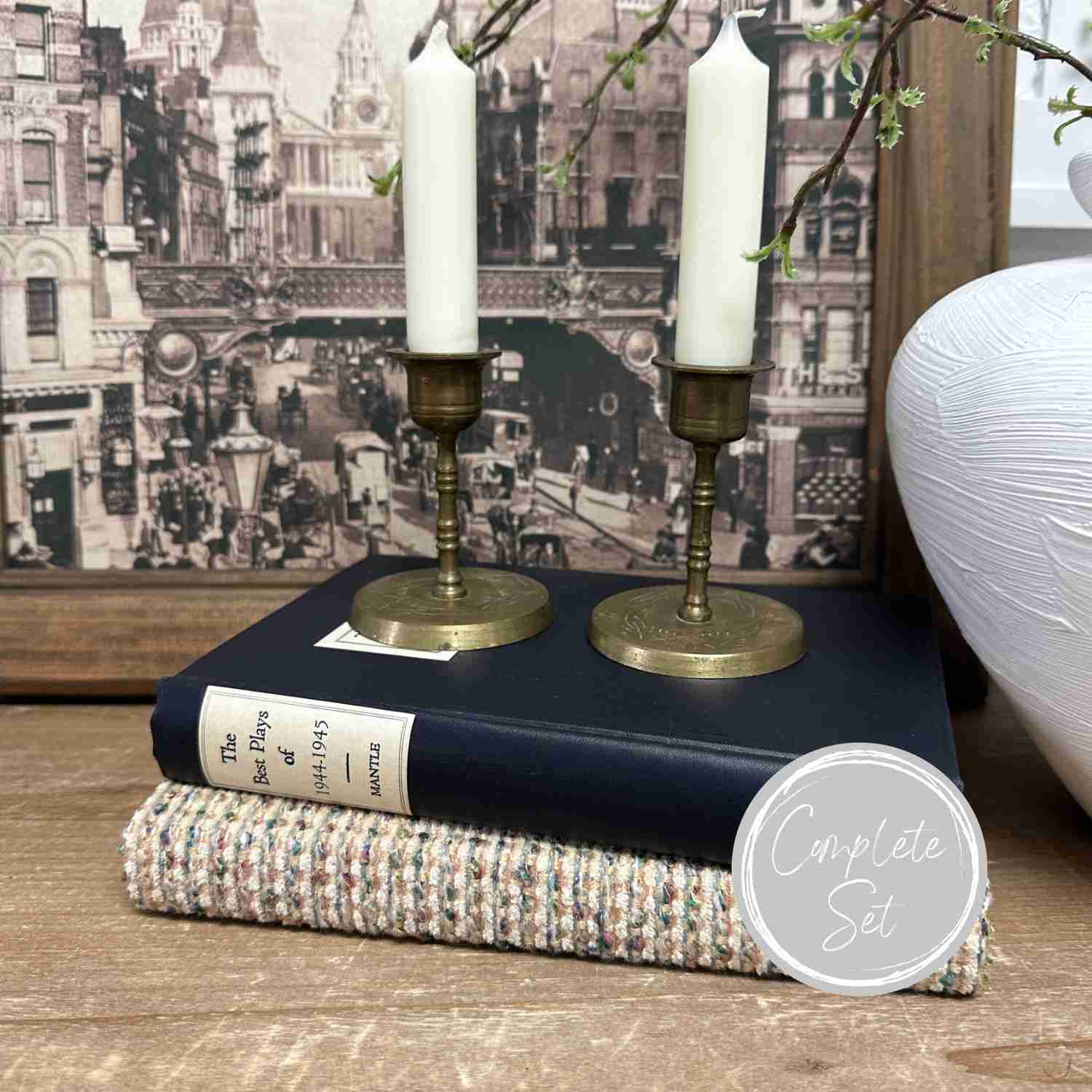 Blue Decorative Books for Shelf and Home Decor