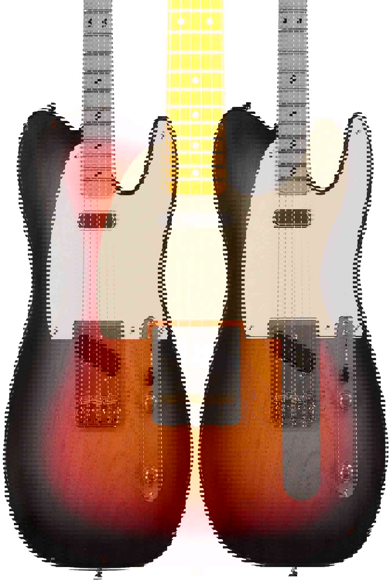 Nash T-57 Guitar, 3-Tone Sunburst, Light Aging - Vintage Styled Tele Model