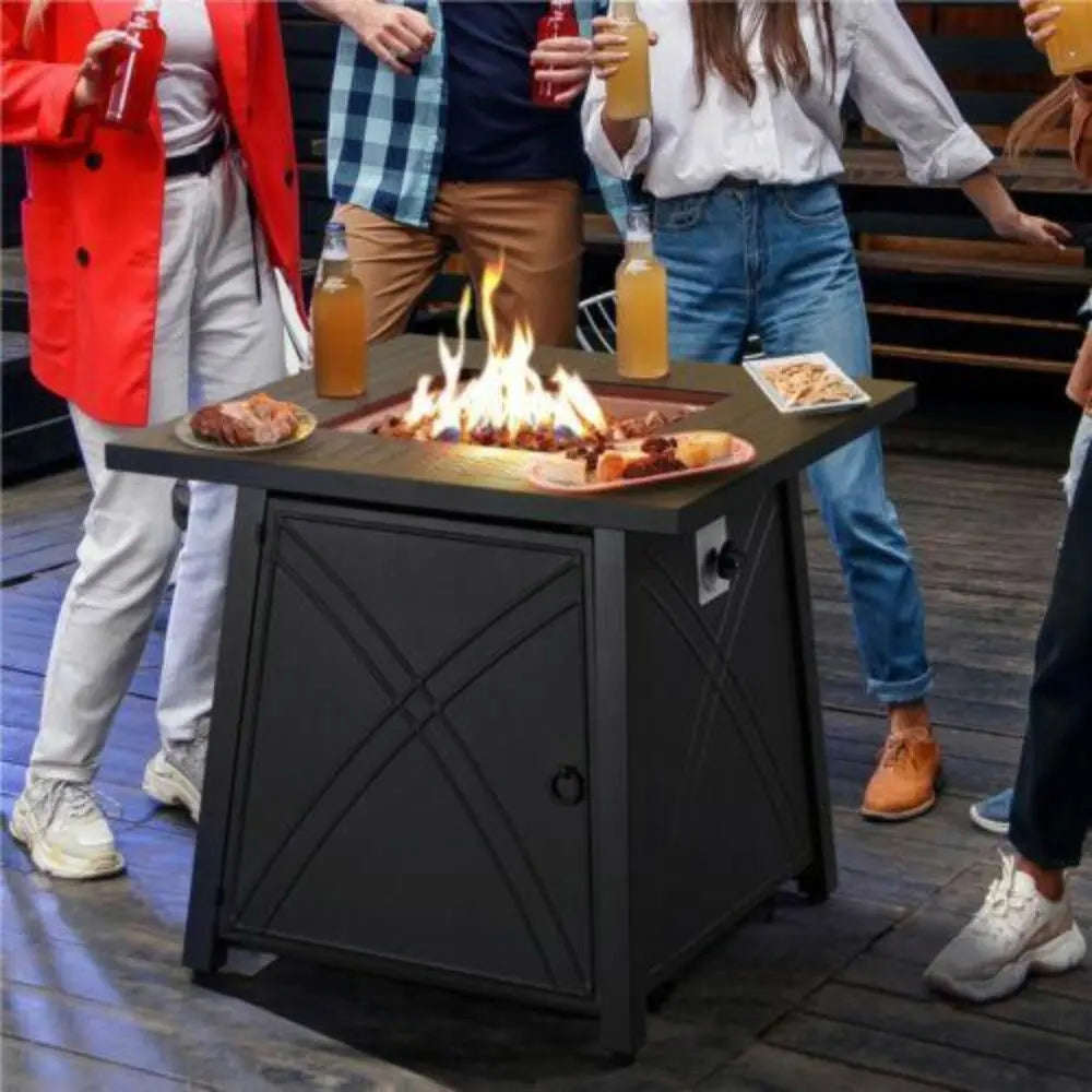 Propane Fire Pit 40000BTU - Outdoor Stone Fire Pit - Outland Fire Pit
