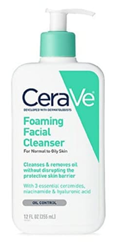 CeraVe Daily Skincare Facial Bundle - Foaming Cleanser, AM & PM Moisturizing Lotions