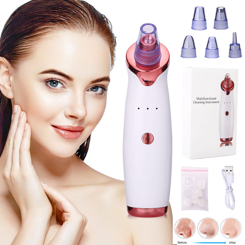 Blackhead Remover Vacuum Suction Tool for Acne and Pore Cleaning