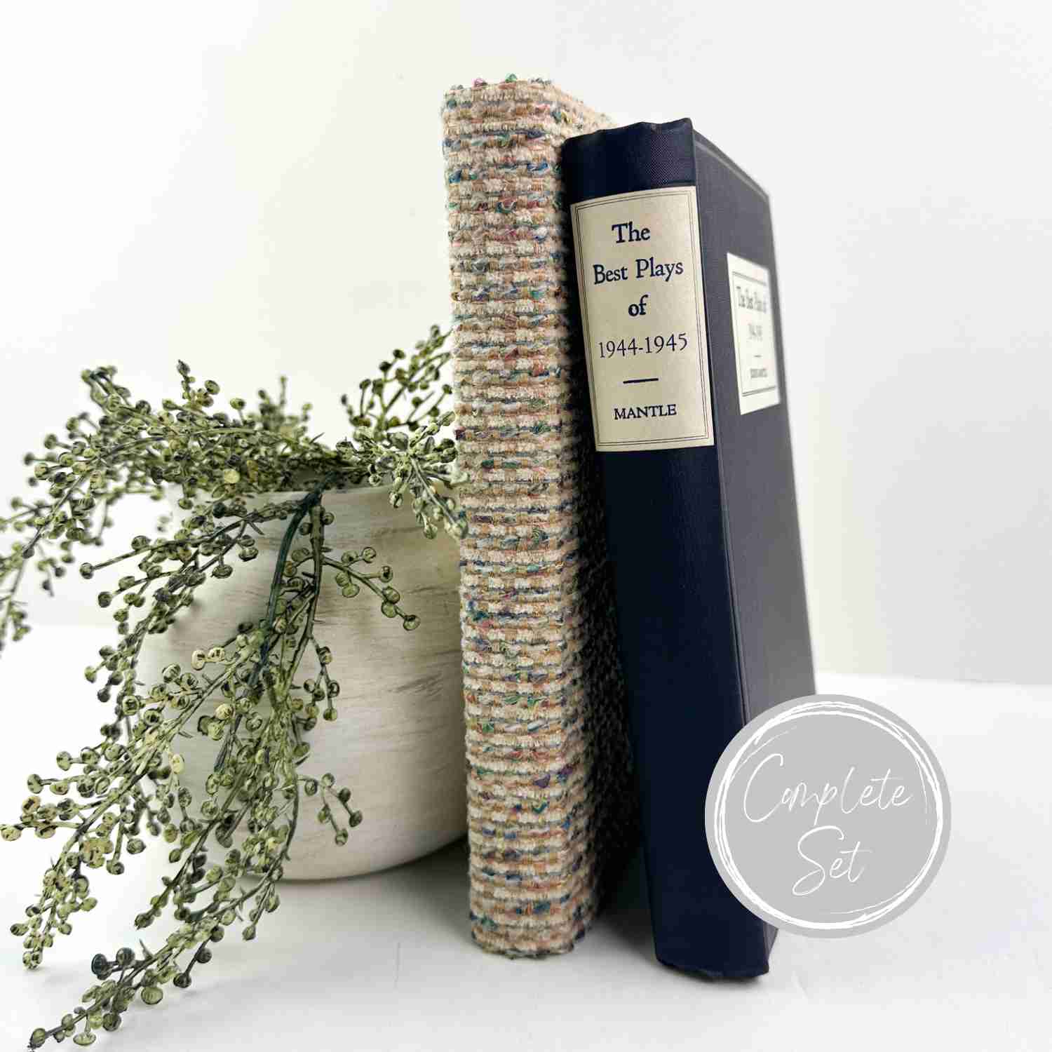 Blue Decorative Books for Shelf and Home Decor