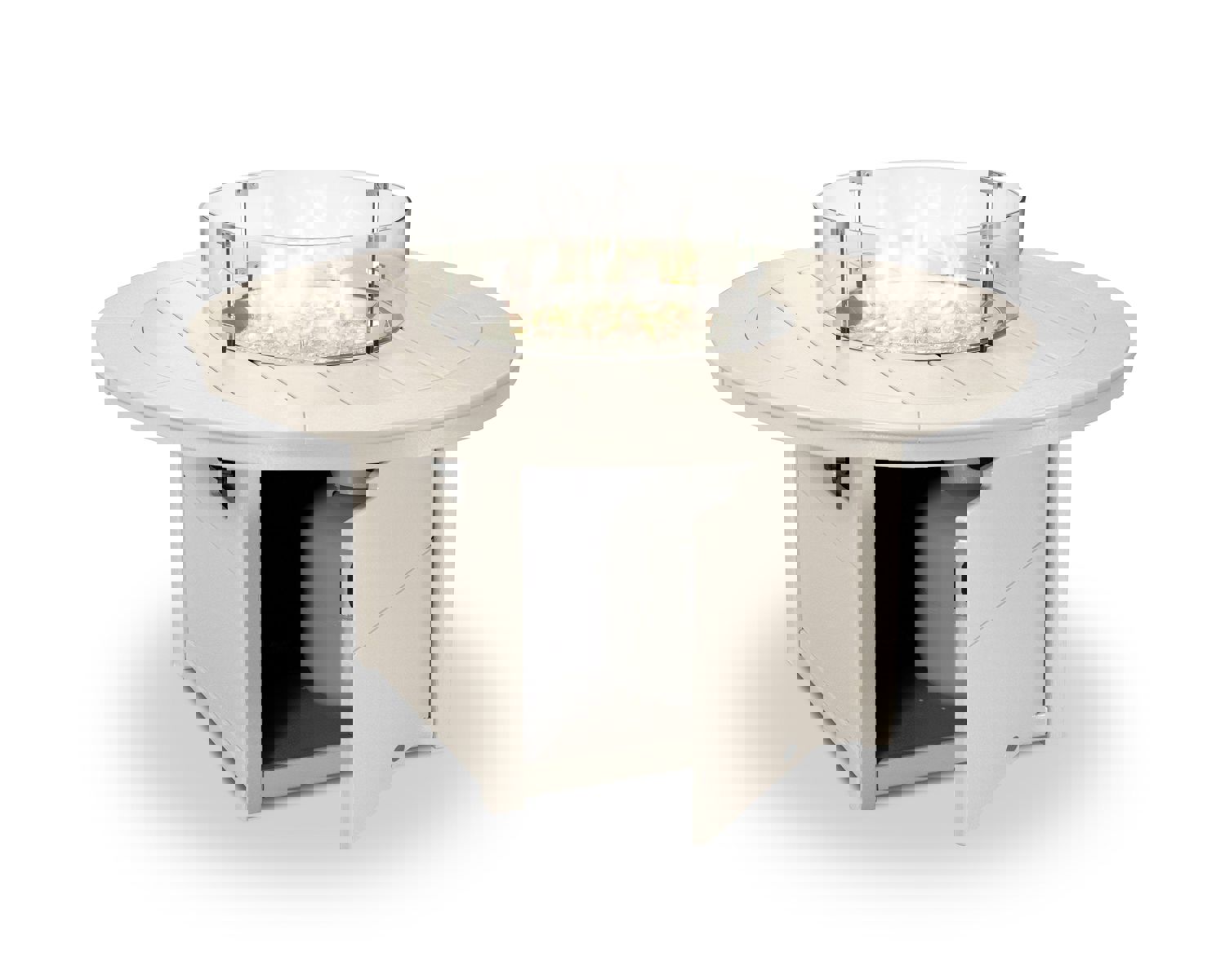 Polywood Round 48 Fire Pit Table