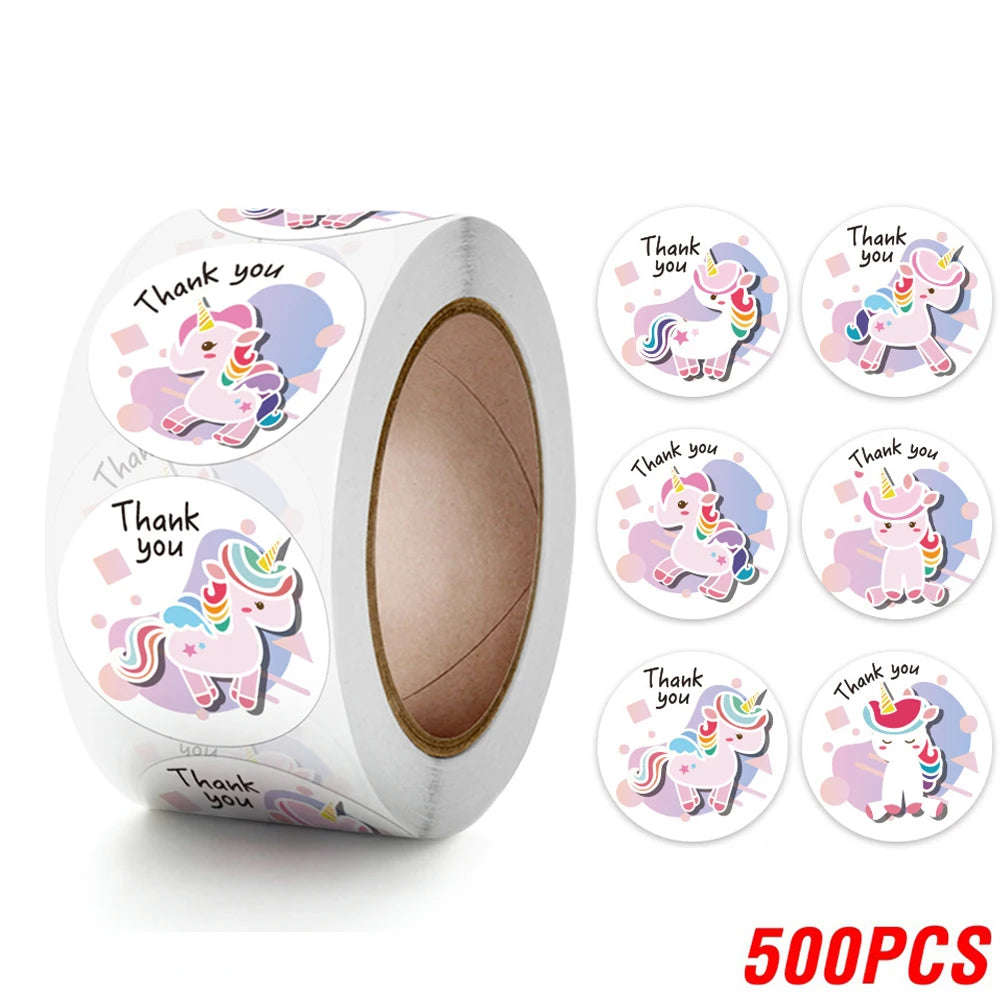CIFEEO Unicorn Sticker Set for Parties, Gifts, and School Supplies (100-500pcs)