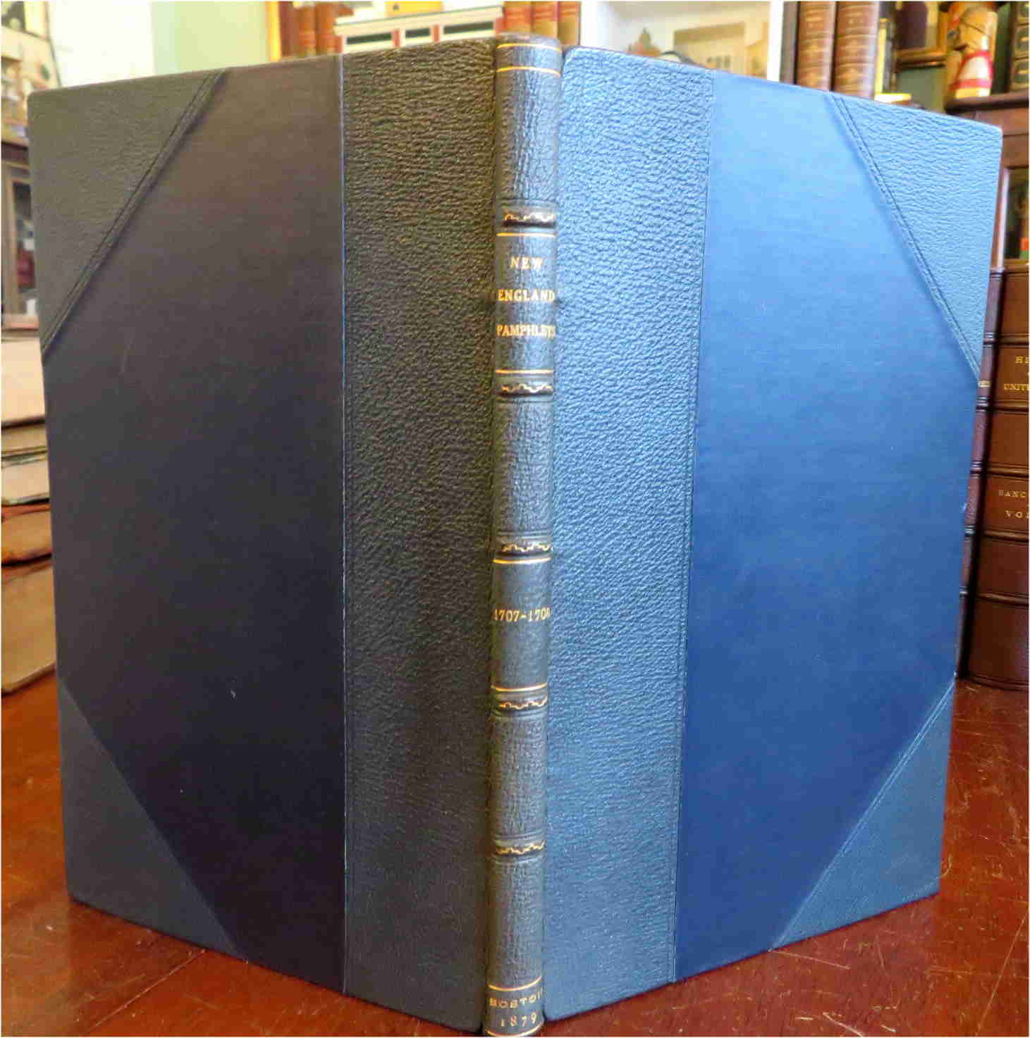 New England Deplorable State Pamphlets 1707-1708 Philopolites 1879 Leather Book