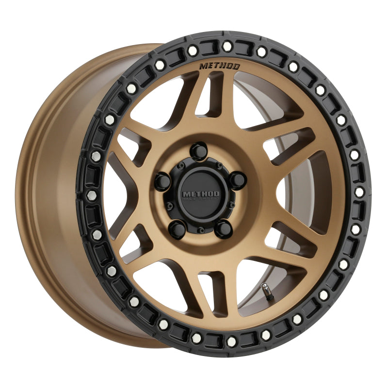 Method MR312 18x9 +18mm Offset 5x150 110.5mm CB Bronze/Black Street Loc Wheel