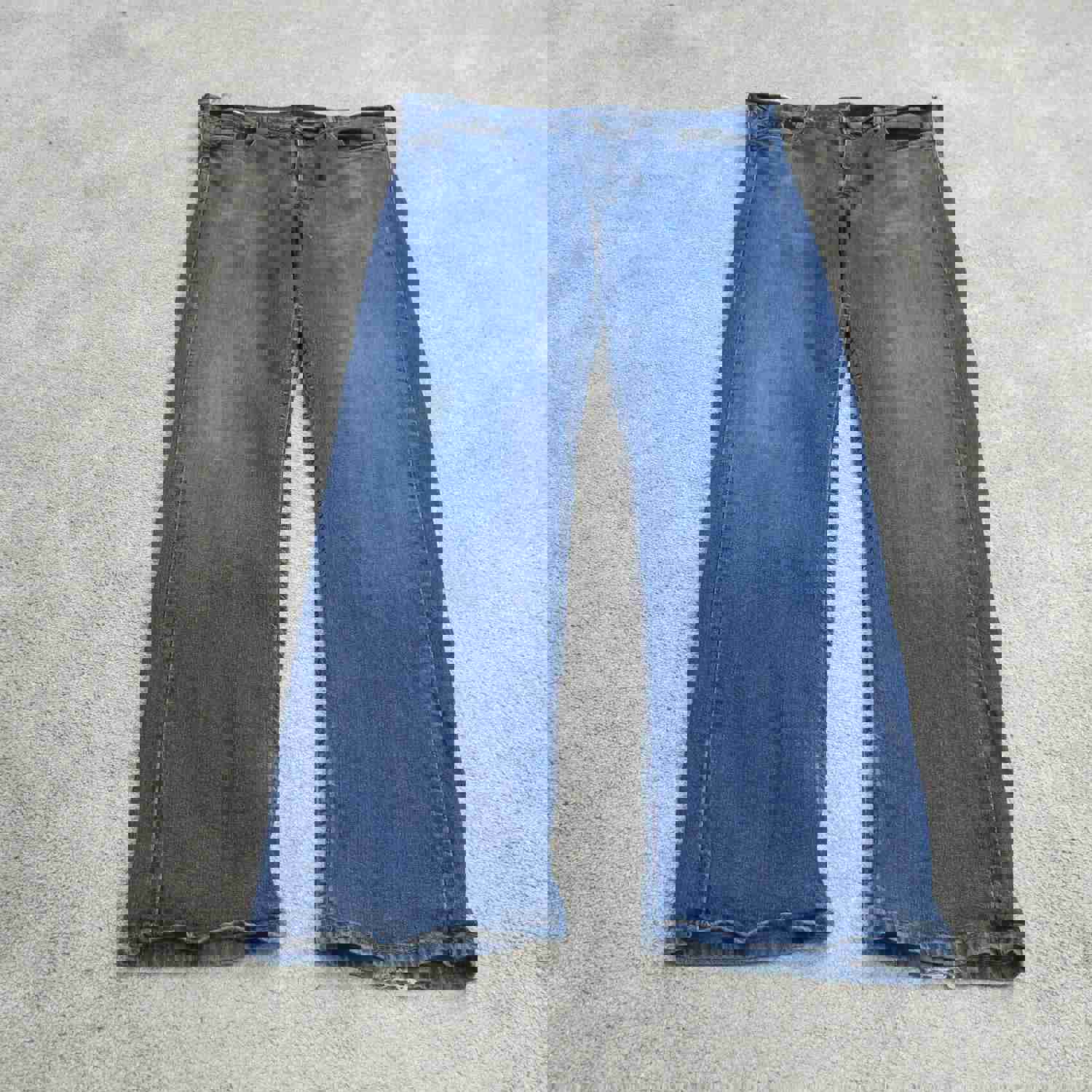 Levi's Men's Blue Straight Leg Denim Jeans - W38XL34