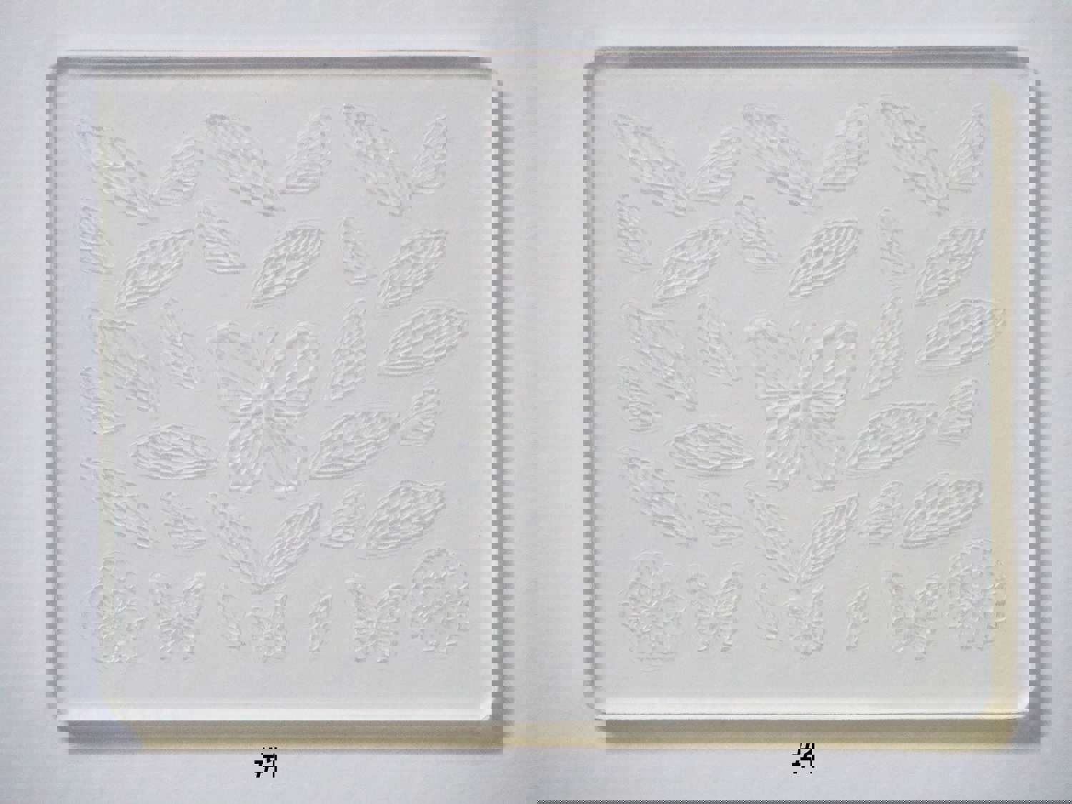 Butterfly Wing Silica Mould for Nail Art DIY Decal Design