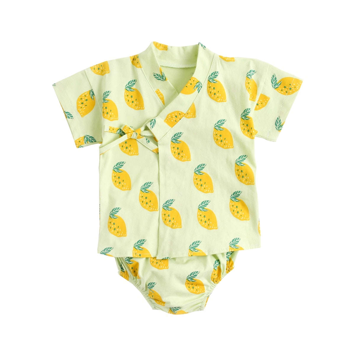 Fruit Print Baby Boys Girls 2pcs Cotton Clothing Sets