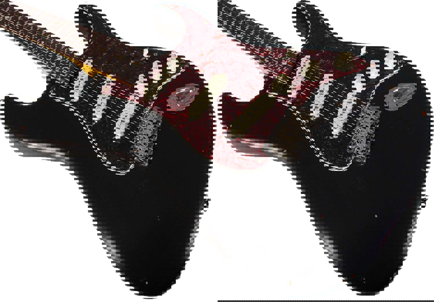 Nash S-63 Guitar - Black, Medium Aging - Vintage Strat Model