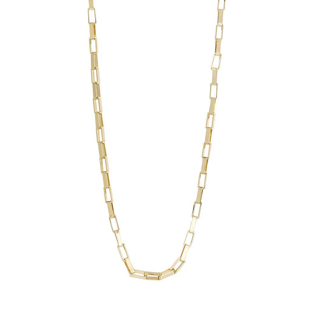 Illusion Necklace - 14k Gold Plated Brass Chain