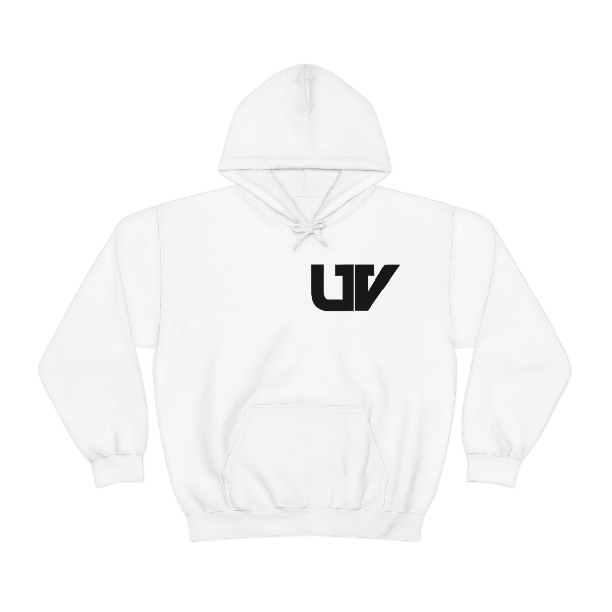 S-UV Hoodie Black Pocket Logo - Extra Comfy & Stylish