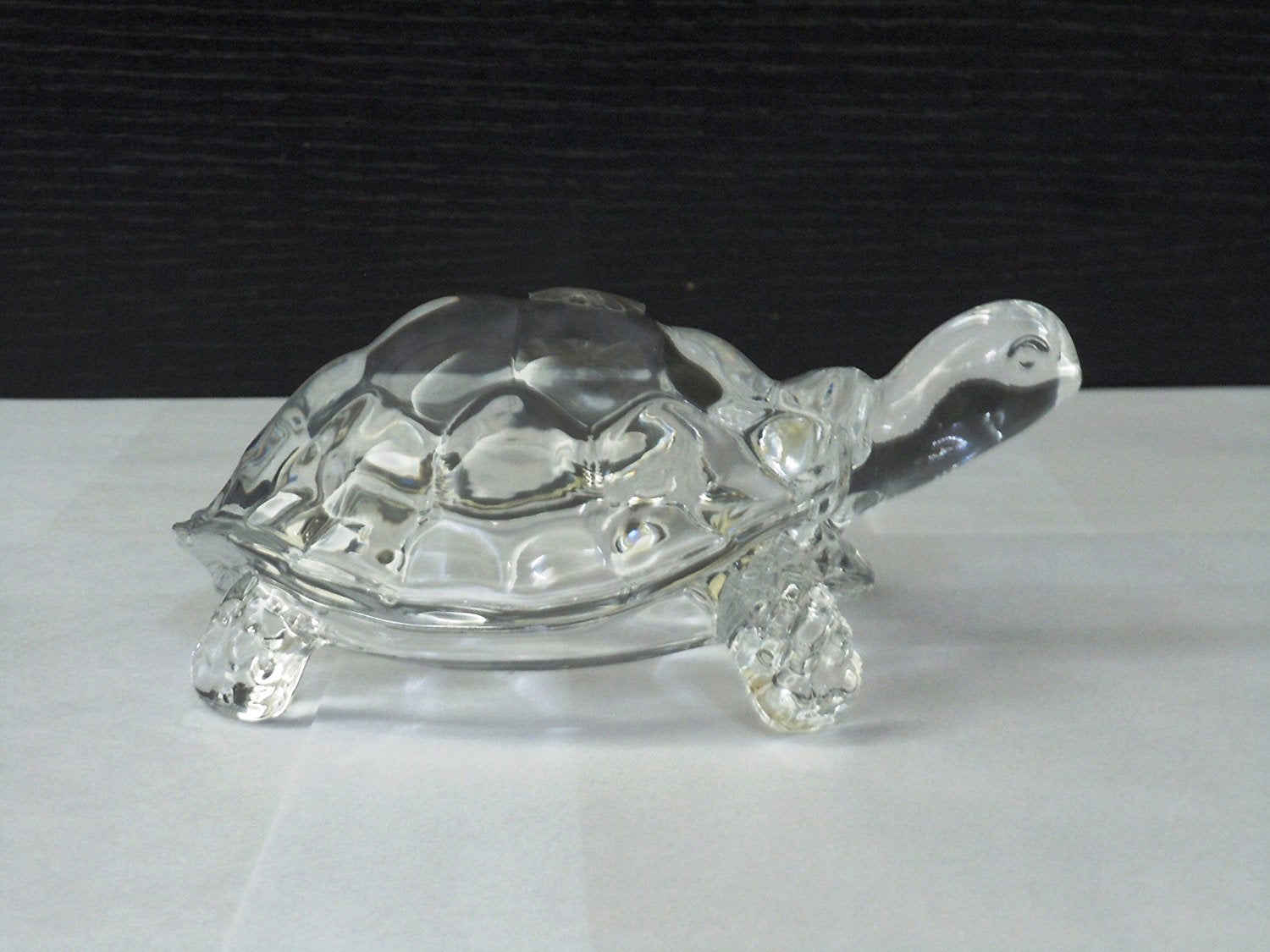 Lightahead Chinese Feng Shui Tortoise Turtle Glass Statue - Lucky Gift for Good Health