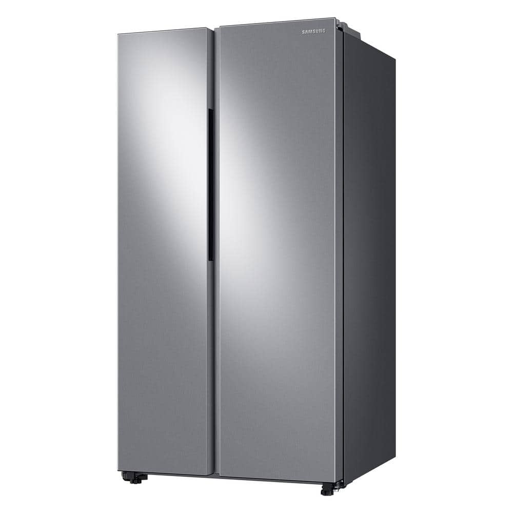 28Cuft Side-by-Side Refrigerator with Ice Maker in Stainless Steel
