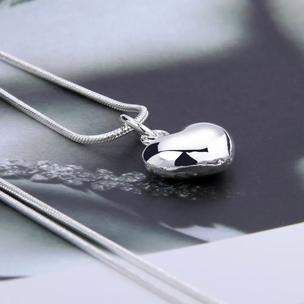 DOTEFFIL 925 Sterling Silver Heart Pendant Necklace for Women